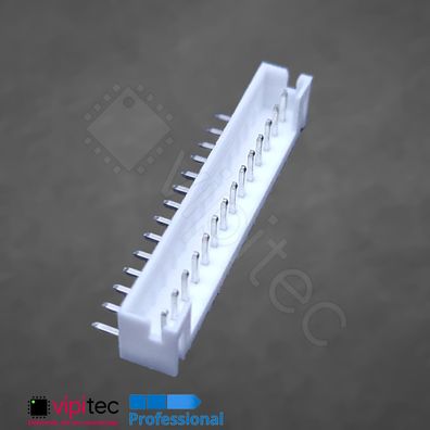 JST PH 2.0 1x14 Einbaustecker Gewinkelt THT 14-polig Stiftleiste Pin Header
