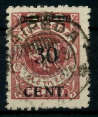 MEMEL 1923 Nr 175I zentrisch gestempelt gepr. X6CE3FA