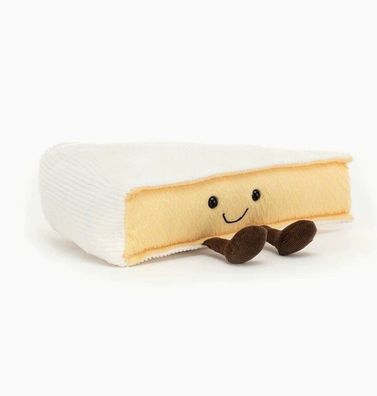 Jellycat Plüschtier aus der Fun-Serie: Brie-Käse, 9 cm