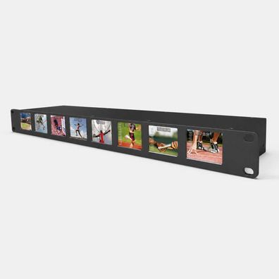 Lilliput RM-0208S 8 x 2 Zoll Monitor als Rackmount 19 Zoll