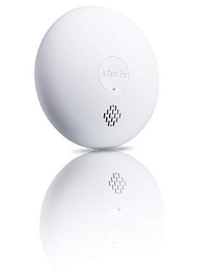 Somfy 1870289 - Smarter Rauchmelder mit 85-dB-Sirene und Somfy Protect-Kompatibilität