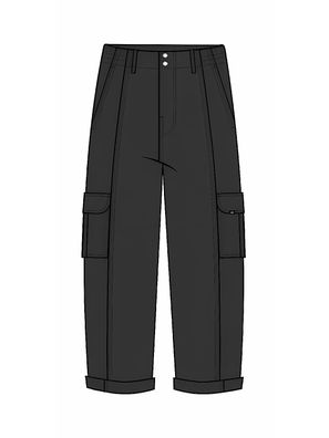 Vans Damen Hose Sidewalk Pant 000GWN