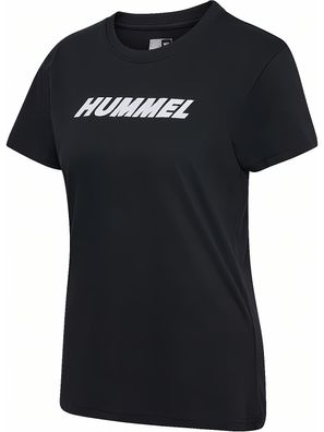 Hummel Damen Sportshirt Hmlelemental Logo Cotton Tee Woman 225888