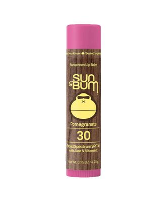 SUN BUM Lippenpflegestift mit Sonnenschutz Granatapfel