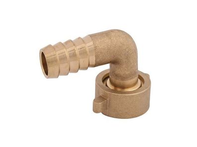 JS Winkelverschraubung Flachdichtend, 1/2"x3/4", Messing