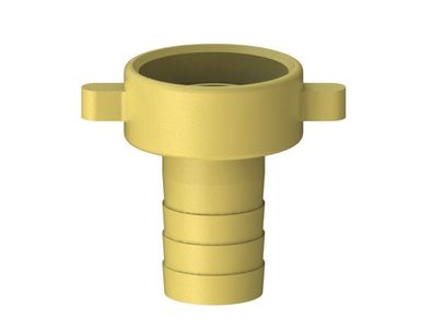 JS MS-SCHLAUCHVERSCHRAUBUNG 2-TEILIG, Lachdichtend,5/8"x3/4"