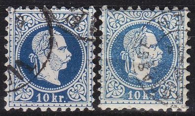 Österreich Austria [1867] MiNr 0038 II a, ( O/used ) [01] 2 Farben