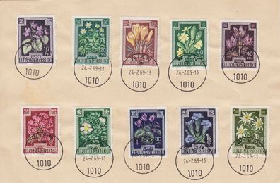 Österreich Austria [1948] MiNr 0868-77 ( O/used ) [01] Blumen