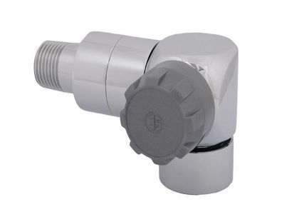 JS Thermostatventil Winkeleckform ANSCHL. RECHTS, N15,1/2", Einweiss