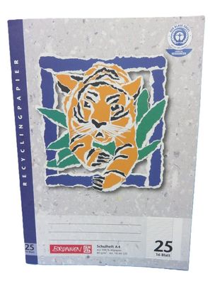 Heft DIN A 4 Lin 25 liniert * Altpapier