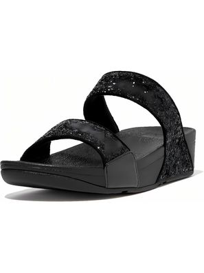 FitFlop Damen Sandalen Lulu Slide-Glitter ET3
