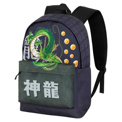 Dragon Ball Shenron Rucksack Dunkelblau Hauptfach Fronttasche Laptopfach