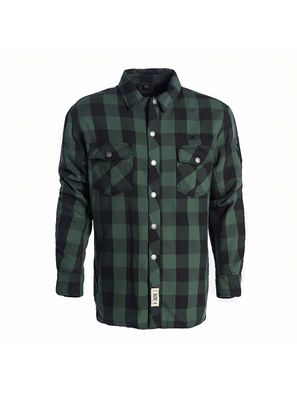 WCC West Coast Choppers Motorrad Hemd Riding Lumberjack Green/Black