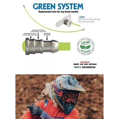 Progrip Green System Universal - Tear off Goggle