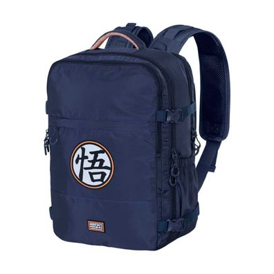 Dragon Ball Symbol großer Reiserucksack Laptopfach Tabletfach Fronttasche Reise
