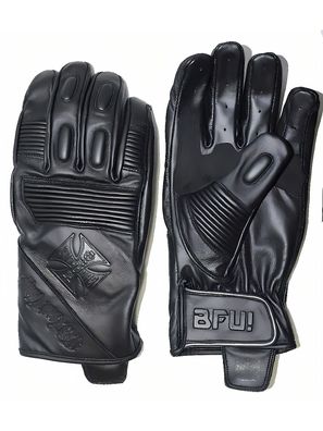 WCC West Coast Choppers Motorrad Leder Handschuh BFU Black