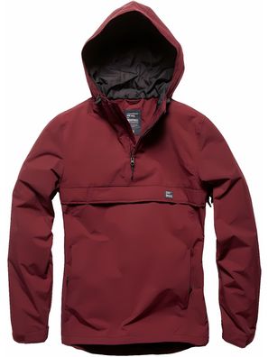 Vintage Industries Windbreaker Übergangsjacke Shooter Anorak Burgundy