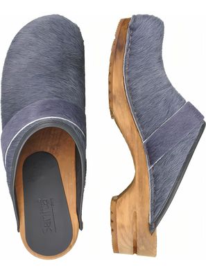 Sanita Clogs Damen Clog offen Wood-Caroline Open Steel