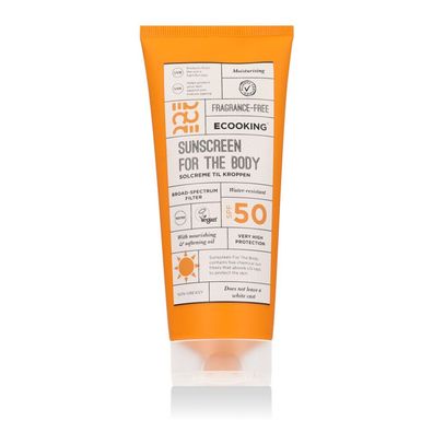 Ecooking Feuchtigkeitsspendender Sonnenschutz für den Körper SPF 50 200 ml