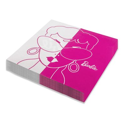 Barbie Servietten 3-lagig 20er Pack 33x33cm für Kindergeburtstag Party Tischdeko