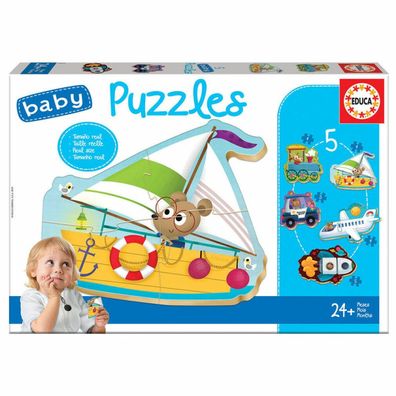 Fahrzeuge Puzzle 2-5Stück