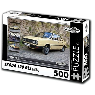 RETRO-AUTA Puzzle Nr. 18 `koda 120 GLS (1982) 500 Teile