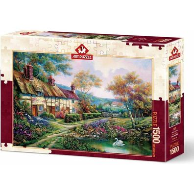 ART PUZZLE Puzzle Frühlingsgarten 1500 Teile