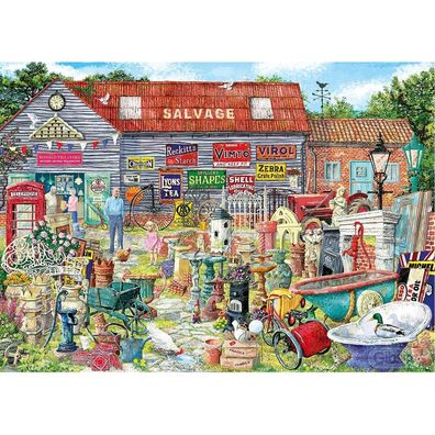 Gibsons Puzzle Töpfe und Schrott für Groschen 2000 Teile