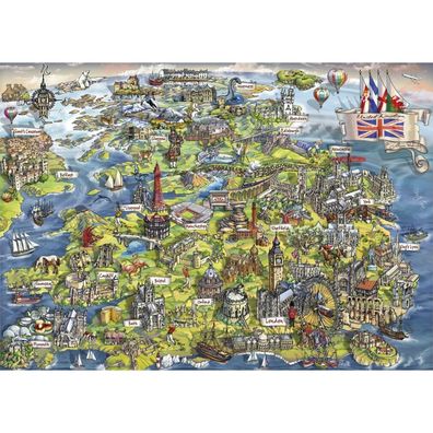 Gibsons Puzzle Wundervolles Großbritannien 1000 Teile
