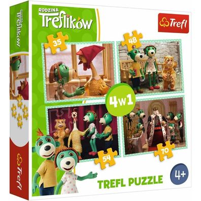 Puzzle Treflici 4in1 (35,48,54,70 Teile)