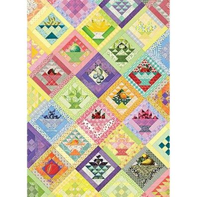COBBLE HILL Puzzle-Decke mit Obstkörben 1000 Teile