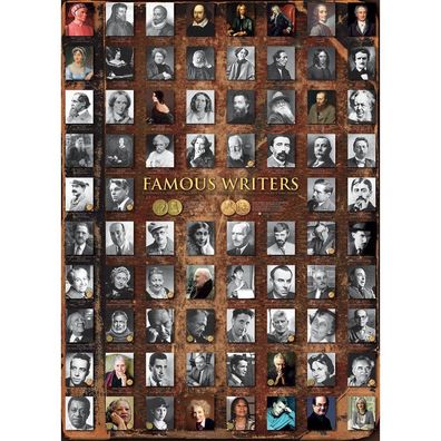 Eurographics Puzzle Berühmte Schriftsteller 1000 Teile