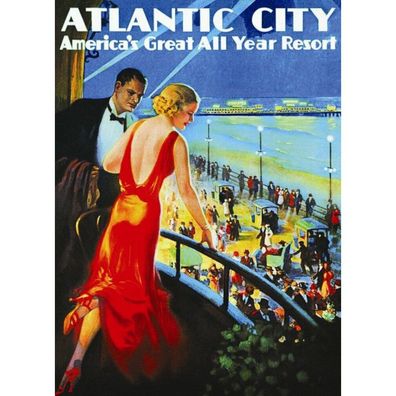 Eurographics Puzzle Poster: Atlantic City 1000 Stück