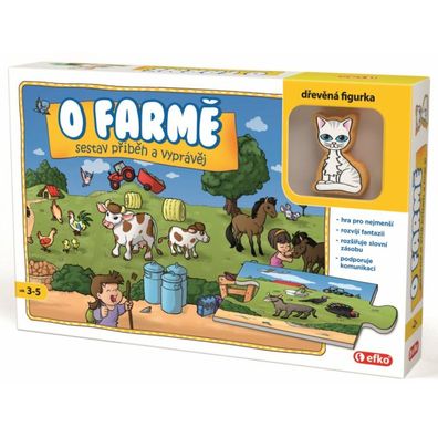 EFKO Narrative Puzzle über den Bauernhof 9 Teile