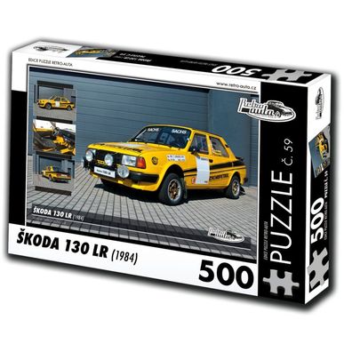 RETRO-AUTA Puzzle Nr. 59 `koda 130 LR (1984) 500 Teile