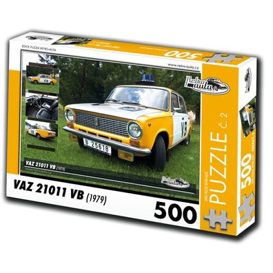 RETRO-AUTA Puzzle Nr. 2 VAZ 21011 VB (1979) 500 Teile