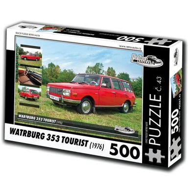 RETRO-AUTA Puzzle Nr. 43 Wartburg 353 Tourist (1976) 500 Teile