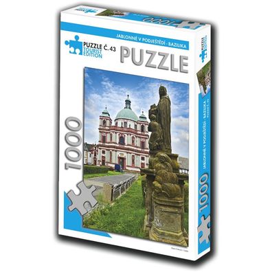 Tourist Edition Puzzle Jablonné v Podjeatdí, Basilika 1000 Teile (Nr.43)
