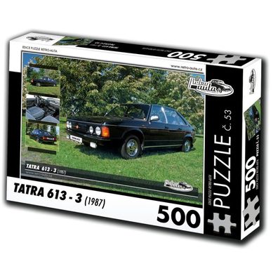 RETRO-AUTA Puzzle Nr. 53 Tatra 613-3 (1987) 500 Teile