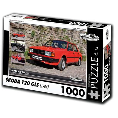 RETRO-AUTA Puzzle Nr. 14 `koda 120 GLS (1984) 1000 Teile