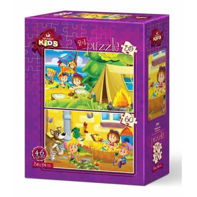ART PUZZLE Puzzle Holiday Delight 35 + 60 Teile