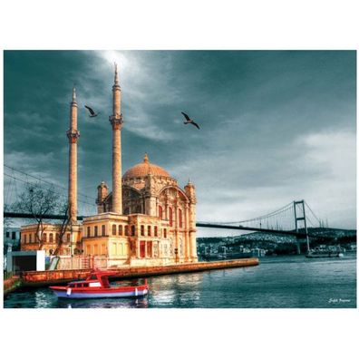 Anatolisches Puzzle Ortaköy Moschee, Istanbul 1000 Teile