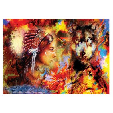 Anatolian Puzzle Mädchen und Wolf 1500 Teile