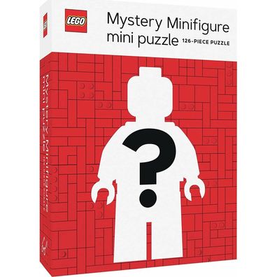 Chronicle BOOKS Mini-Puzzle LEGO® Mystery Minifigur (Rote Edition) 126 Teile