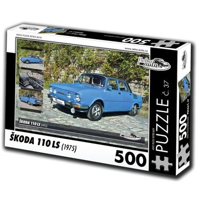 RETRO-AUTA Puzzle Nr. 37 Skoda 110 LS (1975) 500 Teile