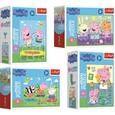 TREFL Display Puzzle Peppa Pig 20 Teile (24 Stück)