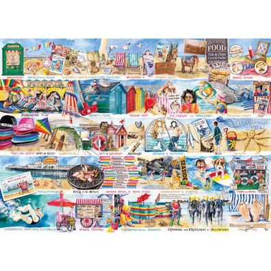 Gibsons Puzzle Liegestühle und Esel 1000 Teile