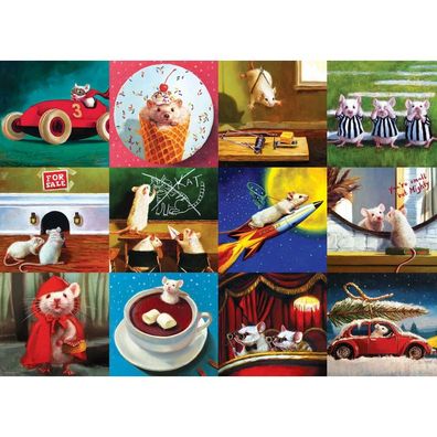 Eurographics Puzzle Lustige Mäuse 1000 Teile