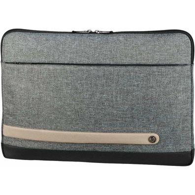 hama Laptophülle Terra Kunstfaser grau bis 33,8 cm (13,3 Zoll)
