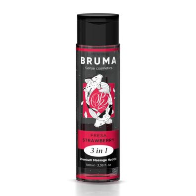 Premium Massage-warmöl Erdbeere 3 IN 1 - 100 ML